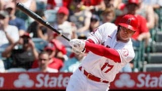 【MLB】大谷翔平、1番スタメンで右翼線三塁打　2冠争うゲレーロJr.の前で7試合ぶり安打