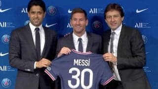 「計り知れない幸せを感じている」メッシがPSG入団会見、移籍決定までは「全てがとても迅速に進んだ」