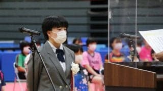 女子学校対抗7連覇中の四天王寺、通算60回出場で特別表彰＜卓球・インターハイ開会式＞