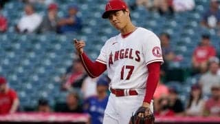 【MLB】大谷翔平がゲレーロJr.を三振斬り！　米記者喝采「本塁打王が2位を三振に打ち取った」