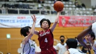 大阪薫英の宮城が逆転3ポイントをヒット…決勝戦にコマを進める／インターハイ2021準決勝