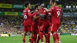 全ゴール絡んだサラーが5年連続開幕弾のPL新記録!　昨季2部王者に完勝のリバプールがV・ダイクの復帰祝う《プレミアリーグ》