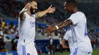 マドリーがベンゼマのドブレーテでアンチェロッティ初陣飾る!　アラベス原大智のデビューは次節以降に《ラ・リーガ》