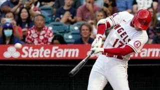 【MLB】大谷翔平、初回先頭打者39号　3戦ぶり弾でゲレーロJr.に4本リード、打点トップに3点差