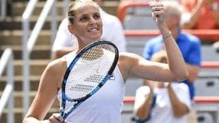 プリスコバ 快勝で今季初V王手