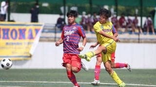 東京五輪の日本代表FWに刺激　立正大淞南、171cm＆170cmの小柄ツートップで逆転勝利