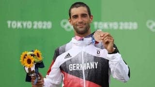 「日本人に感謝伝えたかった」　ボランティアに花束贈呈、男前な独メダリストに脚光【東京五輪名珍場面】