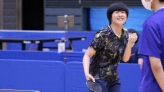 就実・枝廣愛、四天王寺の壁崩しベスト8に　女子シングルス5回戦結果＜卓球・インターハイ＞