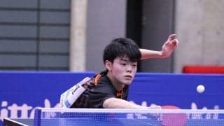 ダブルス相方対決は谷垣に軍配　決勝は名電対決に　谷垣3冠なるか＜卓球・インターハイ＞