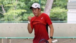 インカレがついに開幕！　男子シングルス１回戦は全選手が勝利し、幸先のいいスタートを切る