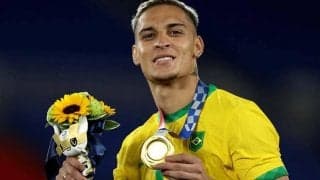 U-24ブラジル代表FWアントニーが“金メダル” タトゥーを披露！「肌に永遠に残す」