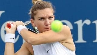 ハレプ 復帰後初白星で2回戦へ