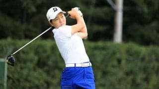 日本ジュニアゴルフ選手権　女子は佐藤心結が首位発進「このままの調子で」