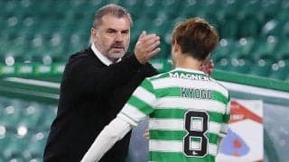 5戦5ゴールの古橋にさらに期待するポステコグルー監督「もっとできると確信している」