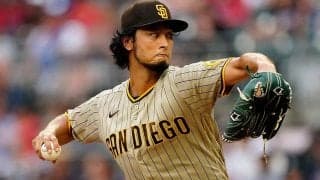 【MLB】ダルビッシュの“巨大壁画”がお目見え　叫ぶ姿デザイン、日本語で「ウィー・ラブ 有」