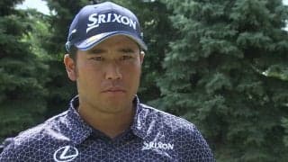 松山英樹、パッティングの感触は「そんなに悪くない」　2アンダー15位タイ発進