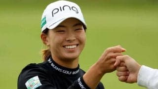 渋野日向子に英実況も笑った　イーグル直後の振る舞いに海外喝采「彼女のお辞儀が好きだ」