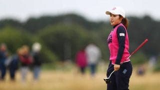 古江彩佳「今日は本当に落ち着いてプレーができた」　45位タイで予選通過