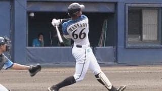 防球ネット越えた室内練習場“直撃”が「やば…」　日ハム21歳の場外弾にファン騒然