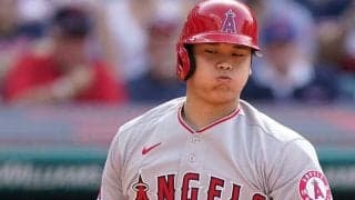 【MLB】大谷翔平、3打席連続で空振り三振　バットくるくる…落差大きいカーブ攻略なるか