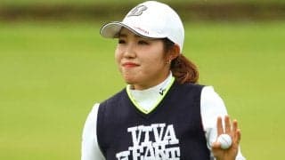 古江彩佳、雨のなかノーボギーで猛チャージ「凄く良かった」