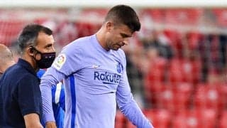 バルセロナ、ピケのふくらはぎ負傷を報告