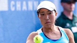 相手棄権 6分でツアー初勝利