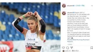 五輪で話題の独モデルスプリンター、今季終了を報告「簡単ではない1年でしたが…」