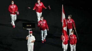 カナダ選手団、日の丸に見えるTシャツ着用　選手村での集合写真に反響「これ大好き」