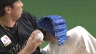 ロッテ益田の「絶対に笑ってはいけない新投法」　打者・西川も「笑ってるやん」