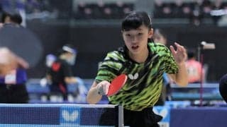 張本智和の妹・美和、快勝で3回戦へ　女子シングルス2回戦結果＜卓球・全中＞