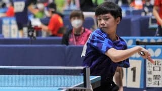 渡部、松島のエリアカ勢が16強入り　団体優勝の名電勢も勝ち残る＜卓球・全中男子単3回戦結果＞