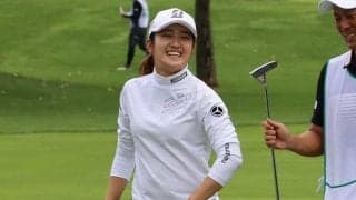 銀メダリスト・稲見萌寧、調子は「半信半疑」でも暫定5位発進「ドライバーは最低限」