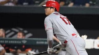 【MLB】大谷翔平、7試合ぶり41号は先頭打者弾　ルース生誕地で初アーチ、ゲレーロJr.に5本差
