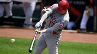 【MLB】大谷翔平、7戦ぶり41号は先頭打者弾　初の規定打席に到達、2四球3出塁もエ軍2連敗