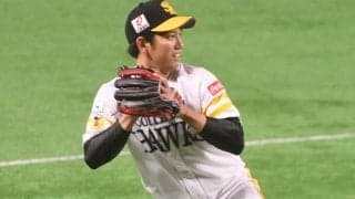 「似てる」「ホンマに上手い」　鷹・栗原の“千賀モノマネ”が「特徴捉えてる」