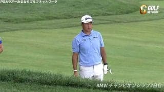 【動画】松山英樹、2番パー5で約1メートルにつけイーグル