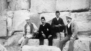 ピラミッドとスフィンクスに囲まれてのプレーボール…　MLB公式が驚きの歴史を紹介