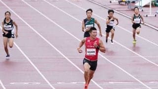 桐生祥秀、50m走で5秒87！　小学生とガチ勝負で圧勝、自ら考案の新種目「Sprint50」
