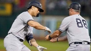 【MLB】ヤンキースが60年ぶり13連勝　スタントン4戦連発24号、コール13勝目＆200K到達