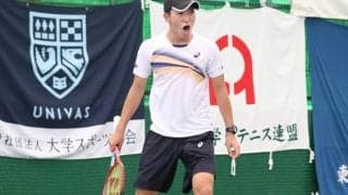 男子シングルスで丹下が、女子ダブルスで石川・吉岡組が決勝進出！　男女アベック優勝目指していざ早慶頂上対決へ