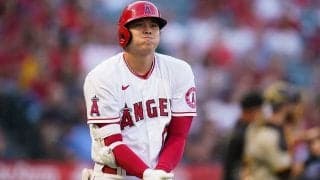 【MLB】大谷翔平「ウォーッ！」　投球直撃で苦悶絶叫、米悲鳴続々「やめて、やめて、やめて」