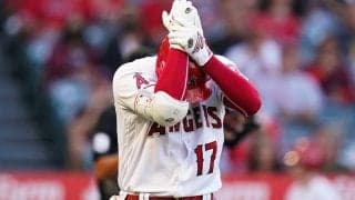 【MLB】大谷翔平、150キロ剛速球が右手直撃も「大丈夫だ」　指揮官は9・1ヤ軍戦登板を示唆