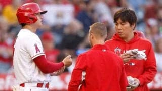 【MLB】大谷翔平に“ボール直撃”で血の気が引いた…　出場続けた姿にファン「神は存在する」