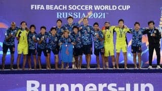 W杯決勝初進出の日本、「地元」RFUに敗れ準優勝に終わる《ビーチサッカーW杯》