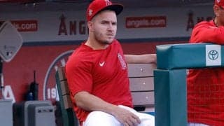 【MLB】主砲トラウト、今季中の復帰が厳しく　指揮官「痛みが出た」　大谷HR争いに影響も