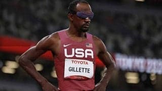 見えなくても伝わる粋な祝福　米パラ選手が代表団に感謝「これスーパーイケてるね」