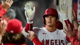 【MLB】大谷翔平、スローで分かる“HR確信サイン”に反響「ショウヘイスキップと勝手に命名」