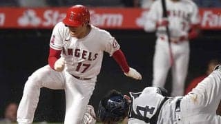 【MLB】ホームスチール大谷翔平、スローで激撮“タッチ回避の瞬間”に米驚愕「手に負えない」
