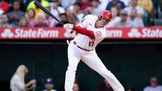 【MLB】大谷翔平が「かすりもしない」　コールの160キロ剛球にファン仰天「打てんぞこれ」